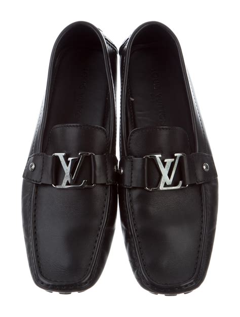 louis vuitton men's leather loafers